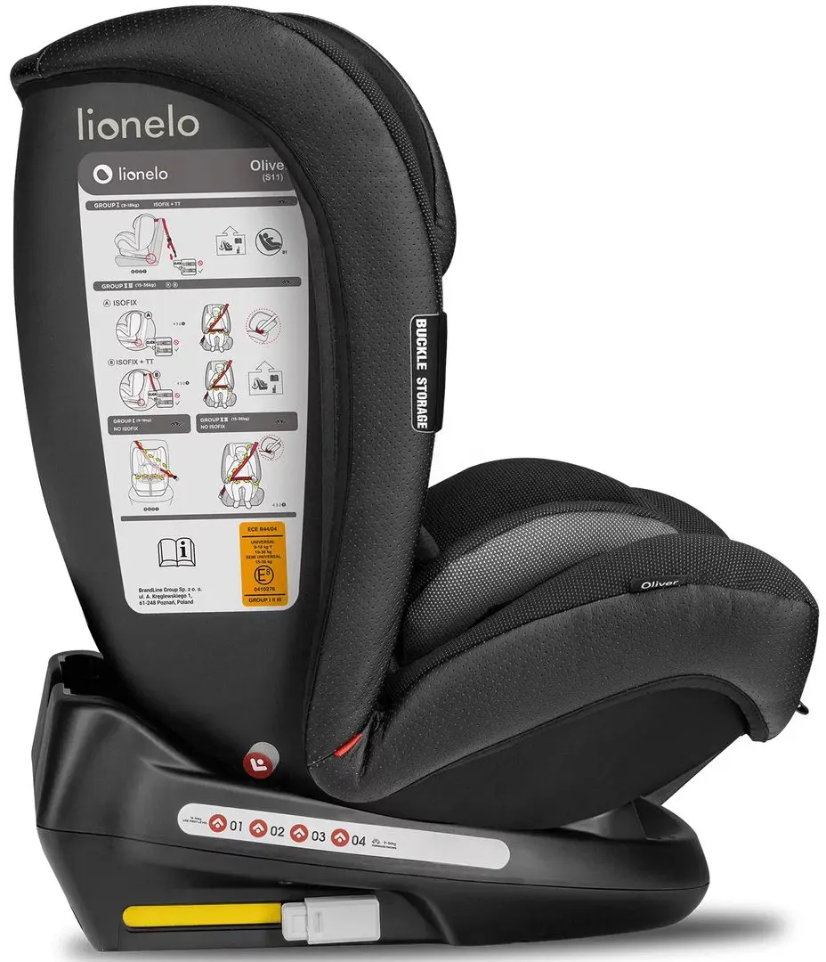 Scaun auto Lionelo Oliver (Carbon)