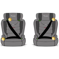 Scaun auto Nukido Louis (Black/Dark Blue) Thumb