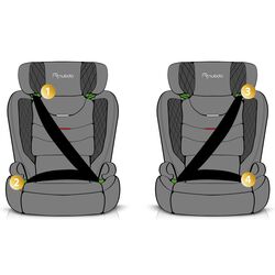 Scaun auto Nukido Louis (Black/Grey) Thumb