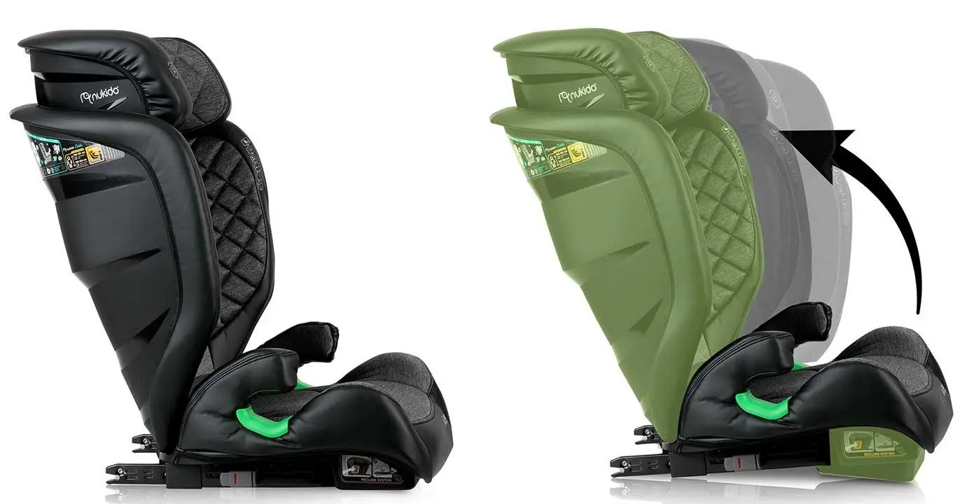 Scaun auto Nukido Louis (Black/Grey)