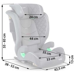Scaun auto Nukido Louis (Grey) Thumb