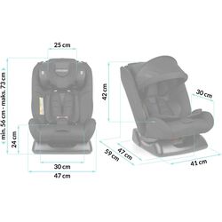 Автокресло Ricokids Luco 7130 (Black) Thumb