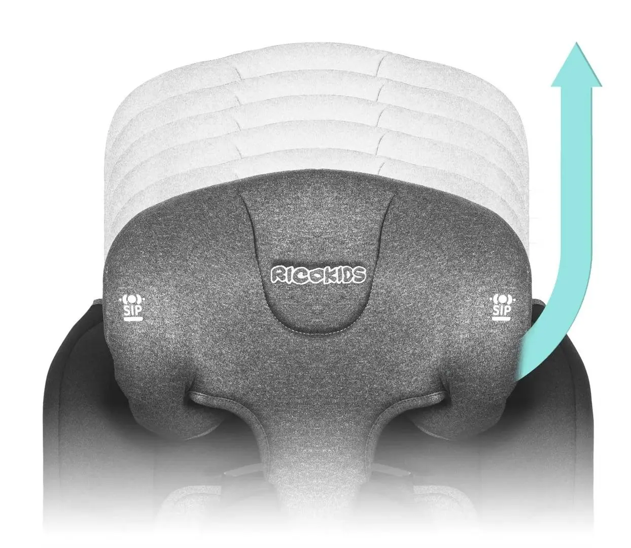 Автокресло Ricokids Luco 7131 (Gray) - 7