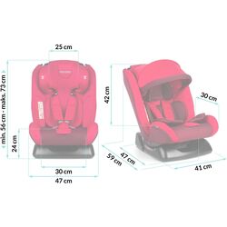 Автокресло Ricokids Luco 7135 (Red) Thumb