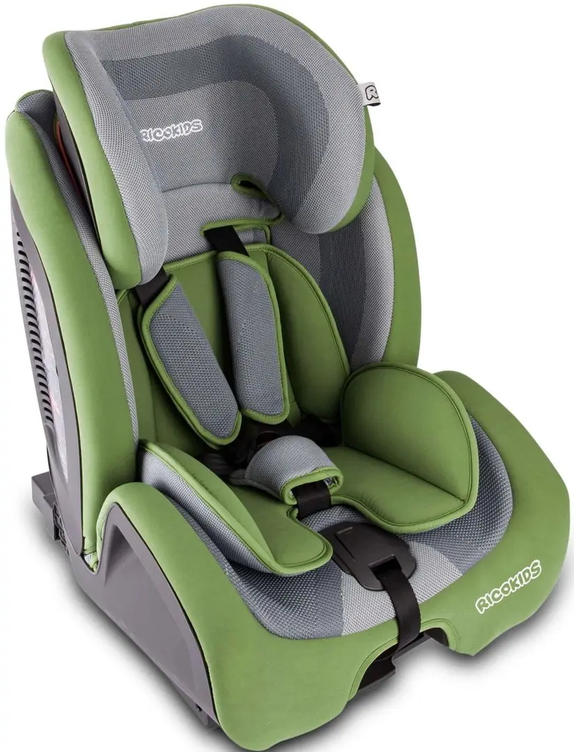 Автокресло Ricokids Qway 7082 Isofix (Gray/Green) - 2