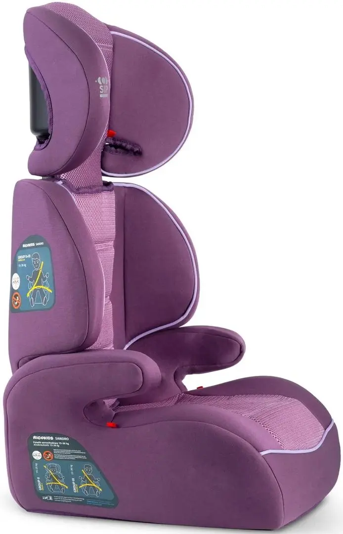 Scaun auto Ricokids Sandro 7027 (Lavender)