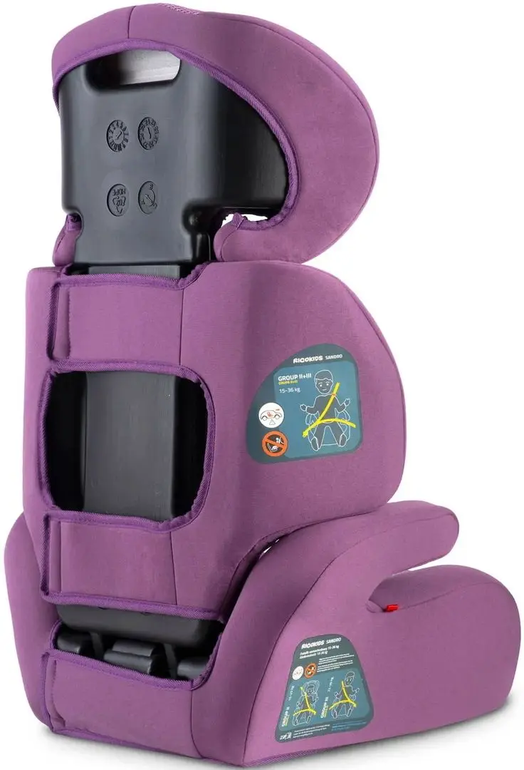 Scaun auto Ricokids Sandro 7027 (Lavender)