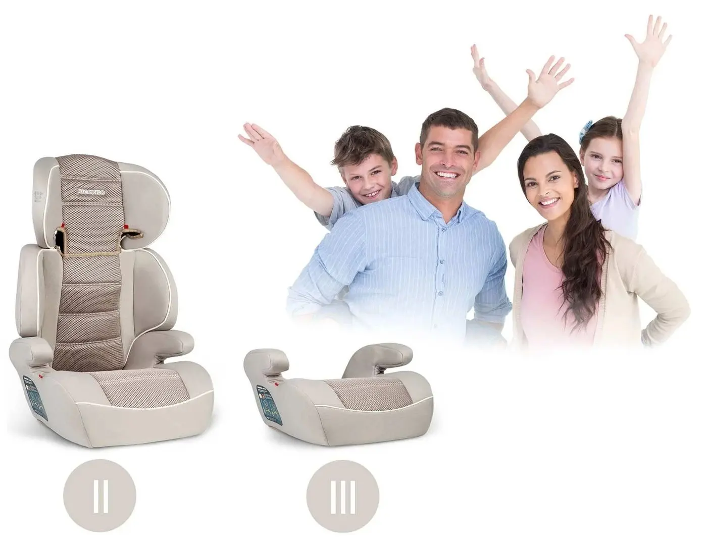 Автокресло Ricokids Sandro (Beige) - 8