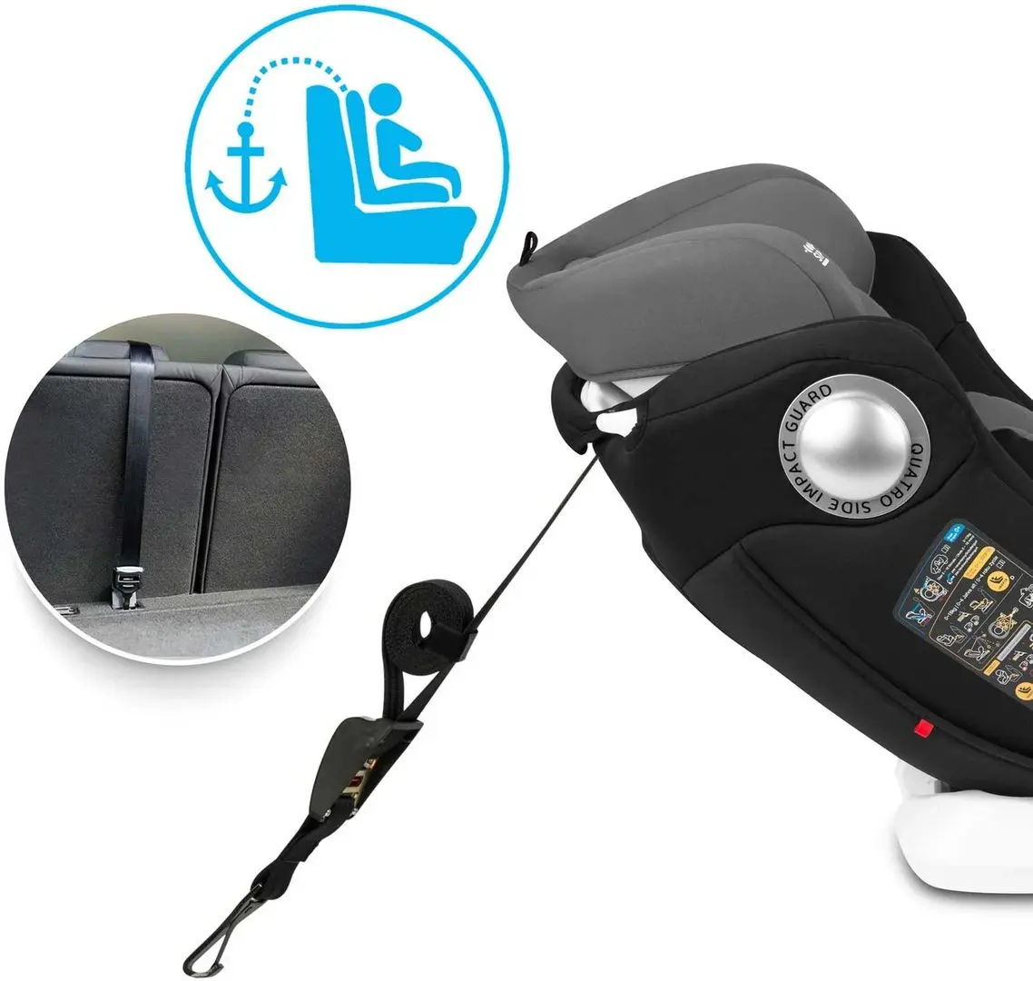 Автокресло Ricokids Spinway Pro (Black/Gray) - 6