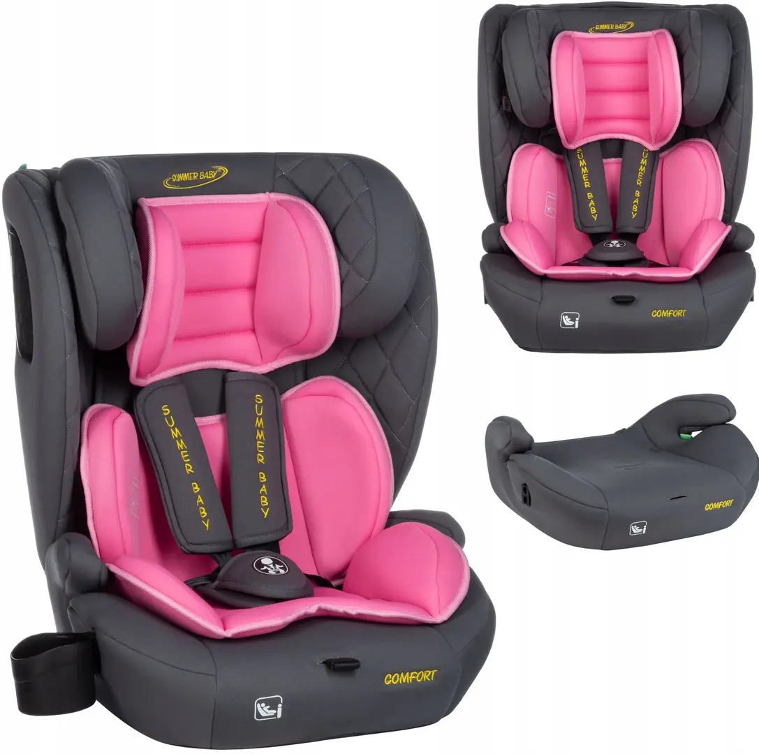 Scaun auto Summer Baby Comfort (Grey/Pink)
