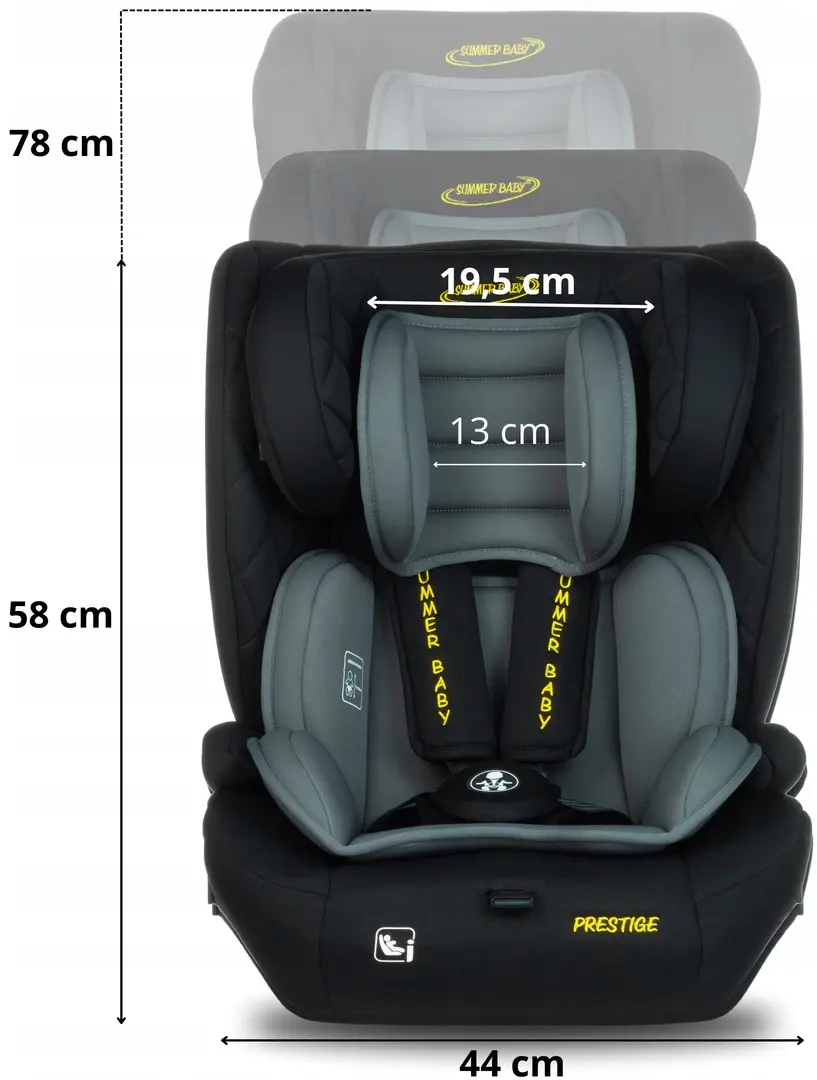 Scaun auto Summer Baby Prestige (Grey/Black)
