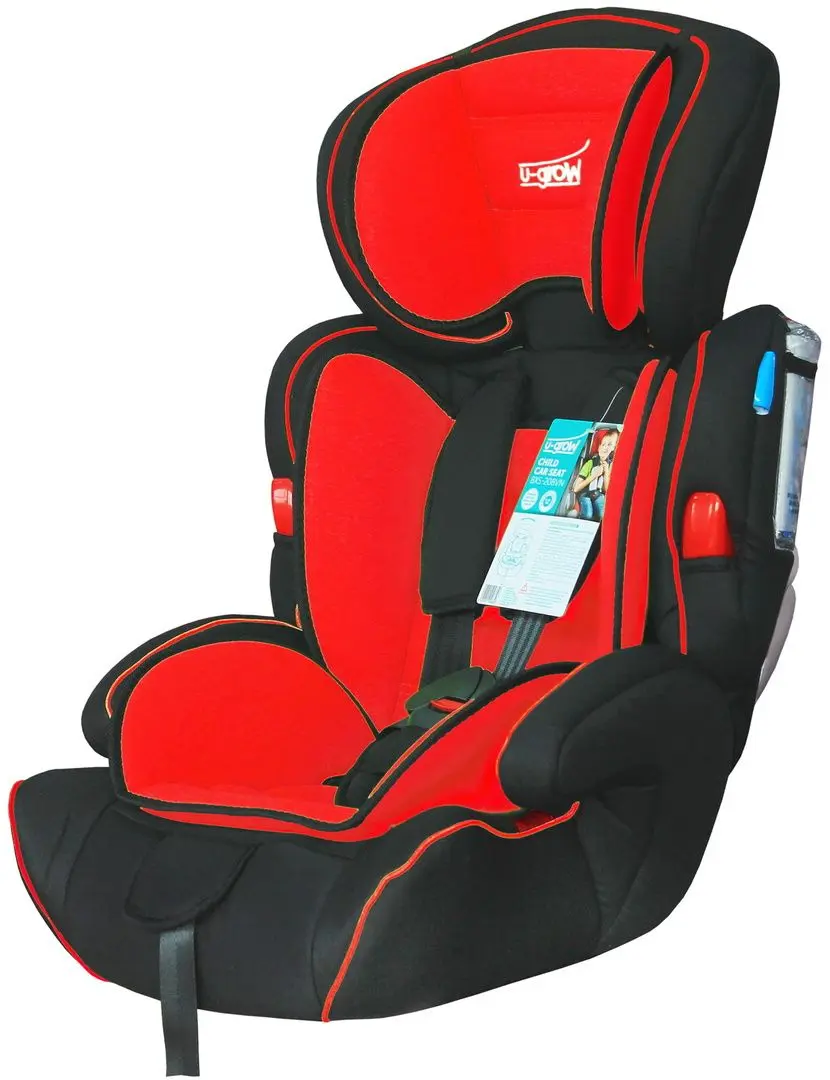 Scaun auto U-Grow BXS-208GR (Black/Red)