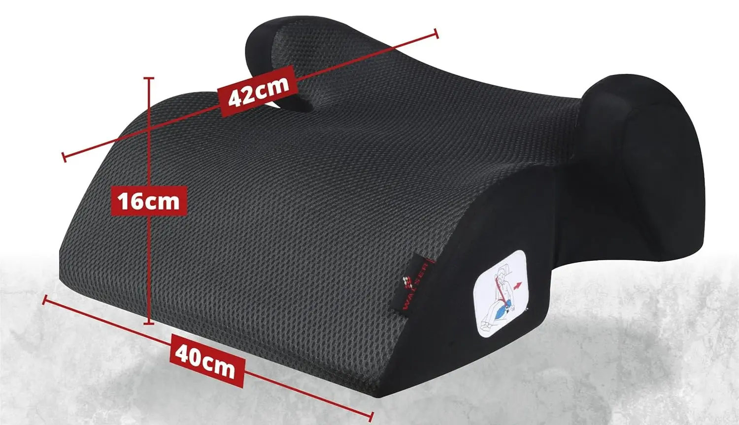 Автокресло Walser 15014 (Dark Grey/Black) - 3