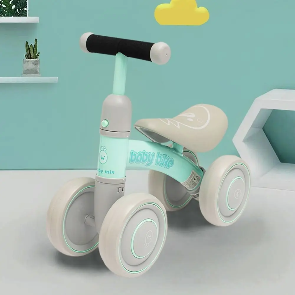 Bicicleta fara pedale Baby Mix Fruit 51001 (Green/Grey)