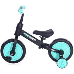 Bicicleta fara pedale 2in1 Bertoni (Lorelli) Runner (Black/Turquoise) Thumb