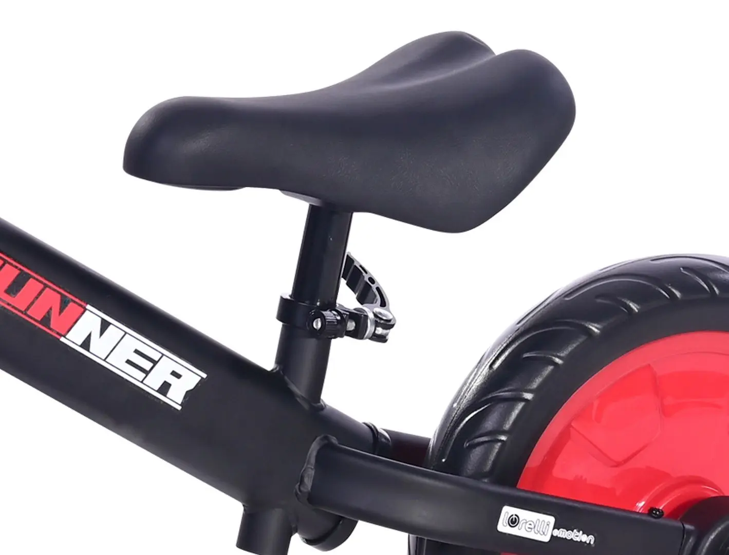 Bicicleta fara pedale Bertoni (Lorelli) Runner 2in1 (Black/Red) - 3