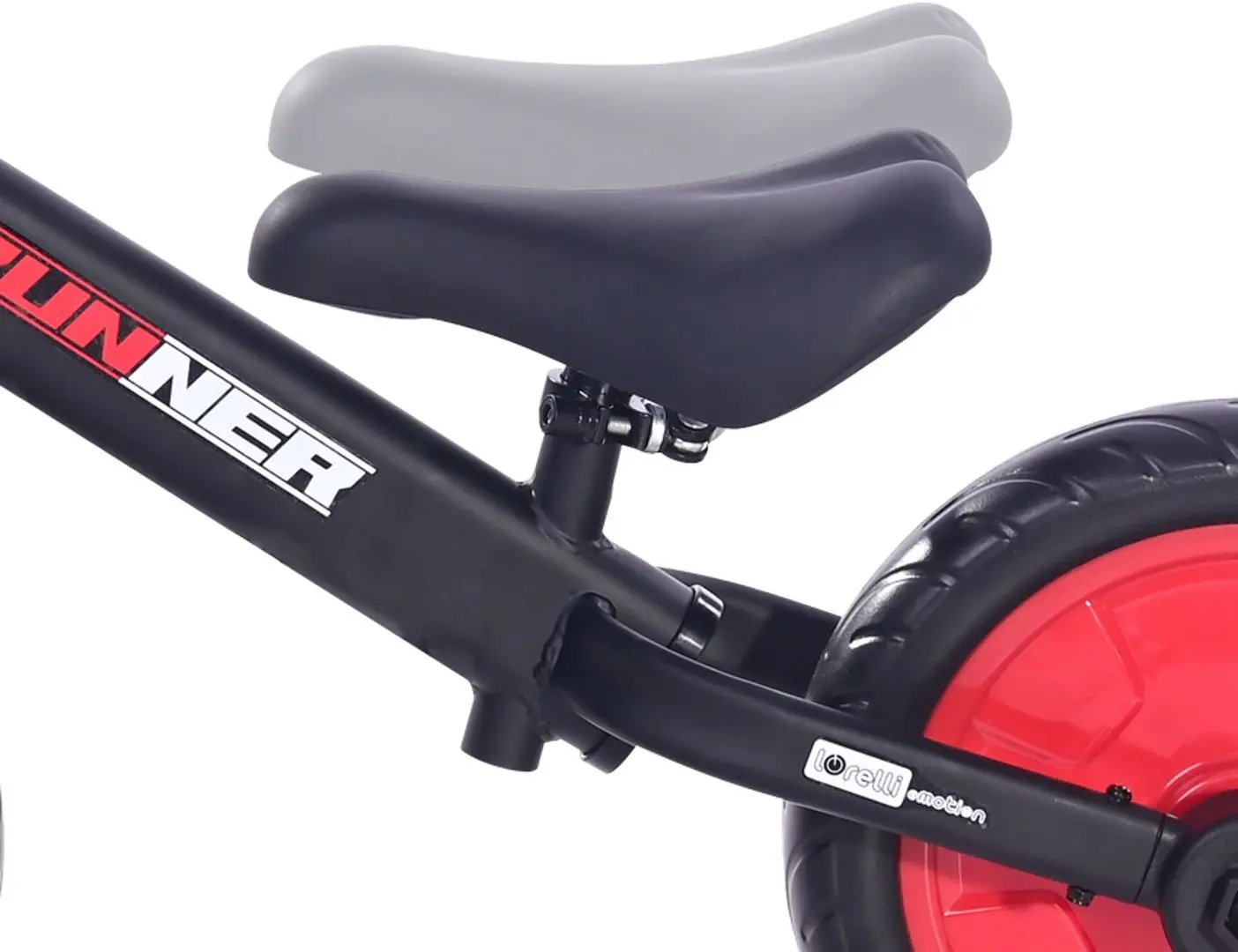 Bicicleta fara pedale Bertoni (Lorelli) Runner 2in1 (Black/Red) - 5