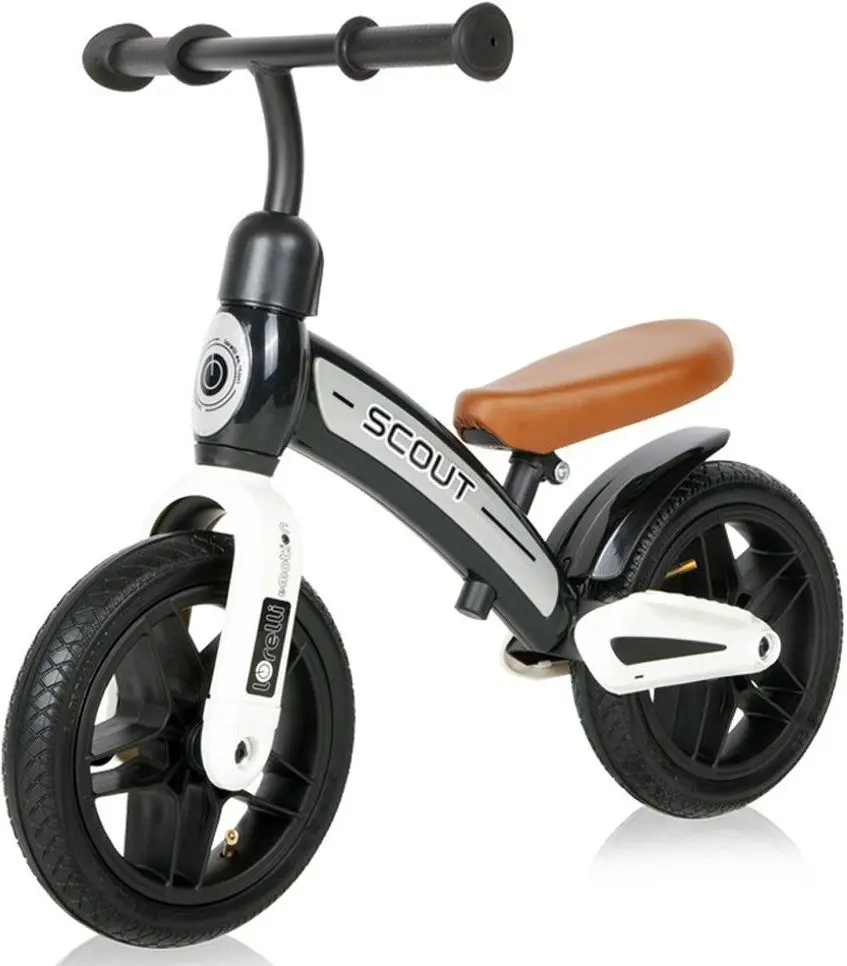 Bicicleta fara pedale Bertoni (Lorelli) Scout Air (Black)