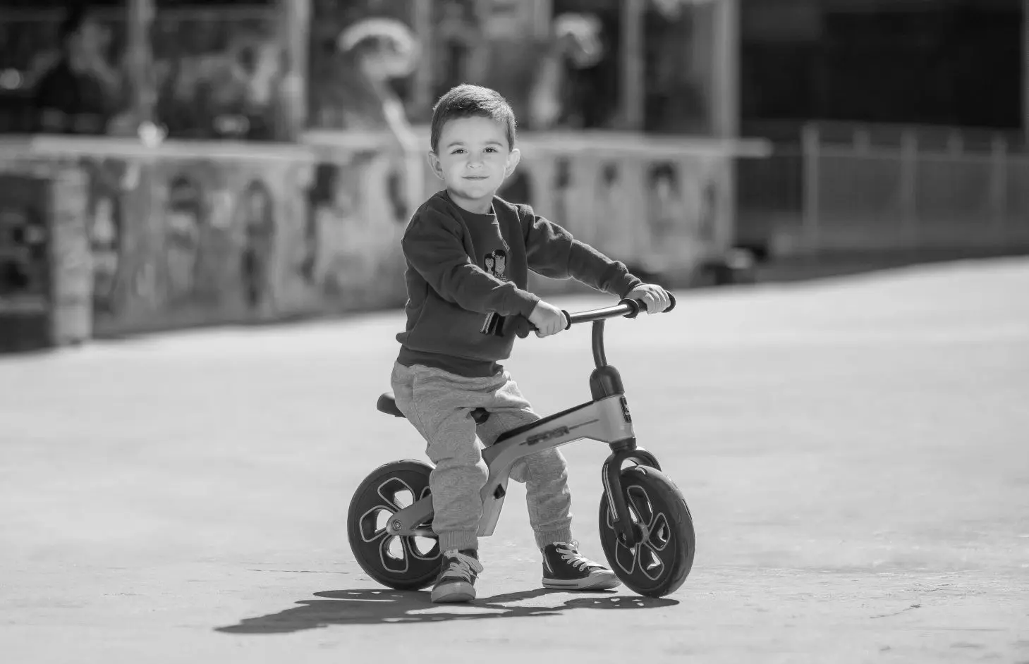 Bicicleta fara pedale Bertoni (Lorelli) Spider (Black) - 3