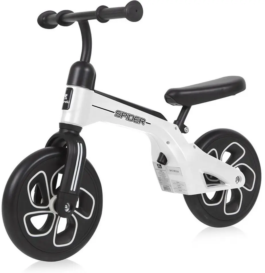 Bicicleta fara pedale Bertoni (Lorelli) Spider (White)
