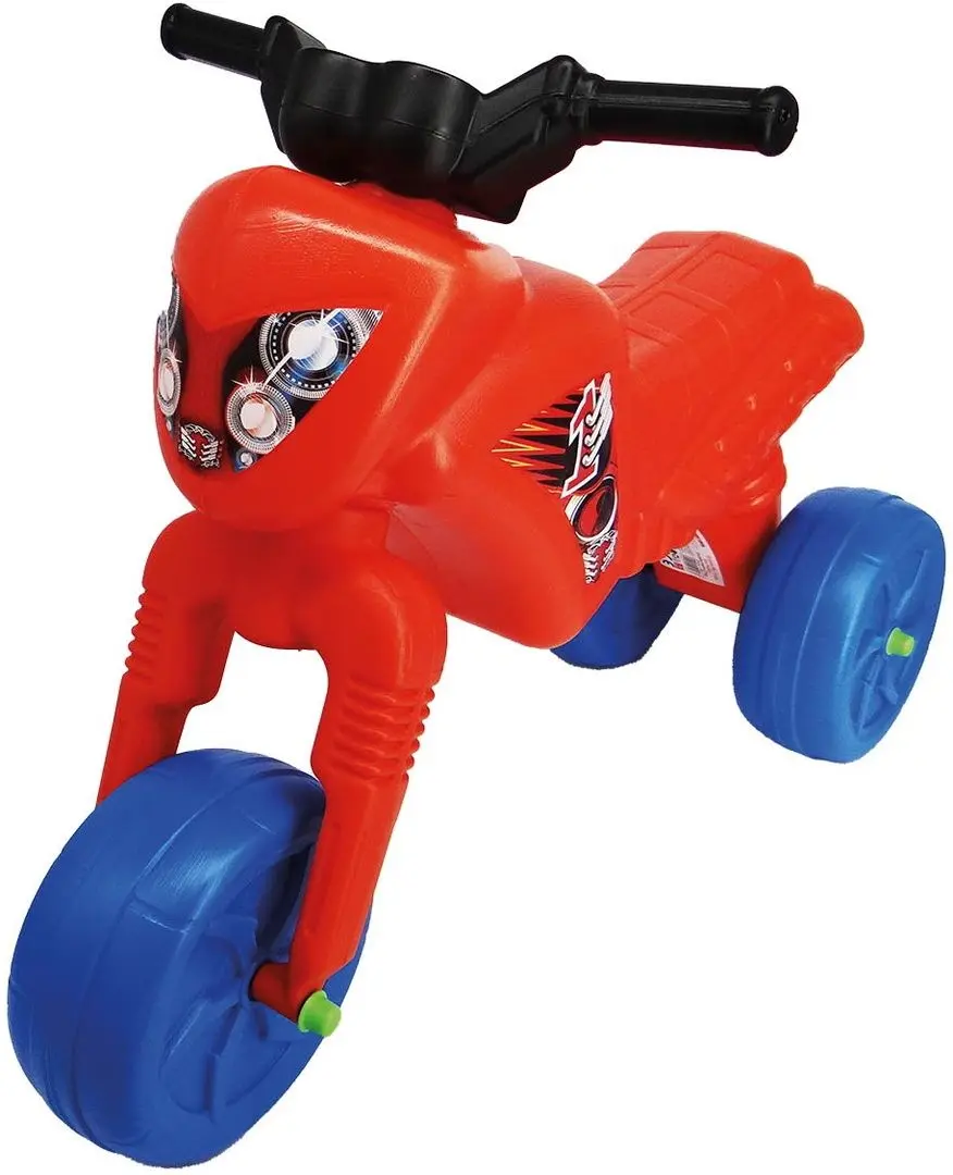Bicicletă fără pedale Burak Toys Big Cross (Red/Blue)
