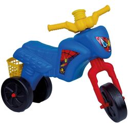 Bicicletă fără pedale Burak Toys Spider (Blue/Yellow/Red)
