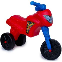 Bicicletă fără pedale Burak Toys Super Cross (Red/Blue)