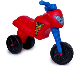 Bicicletă fără pedale Burak Toys Super Cross (Red/Blue)