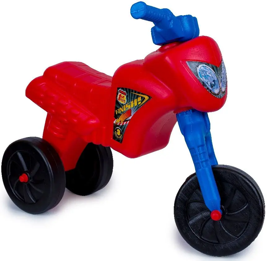 Bicicletă fără pedale Burak Toys Super Cross (Red/Blue)