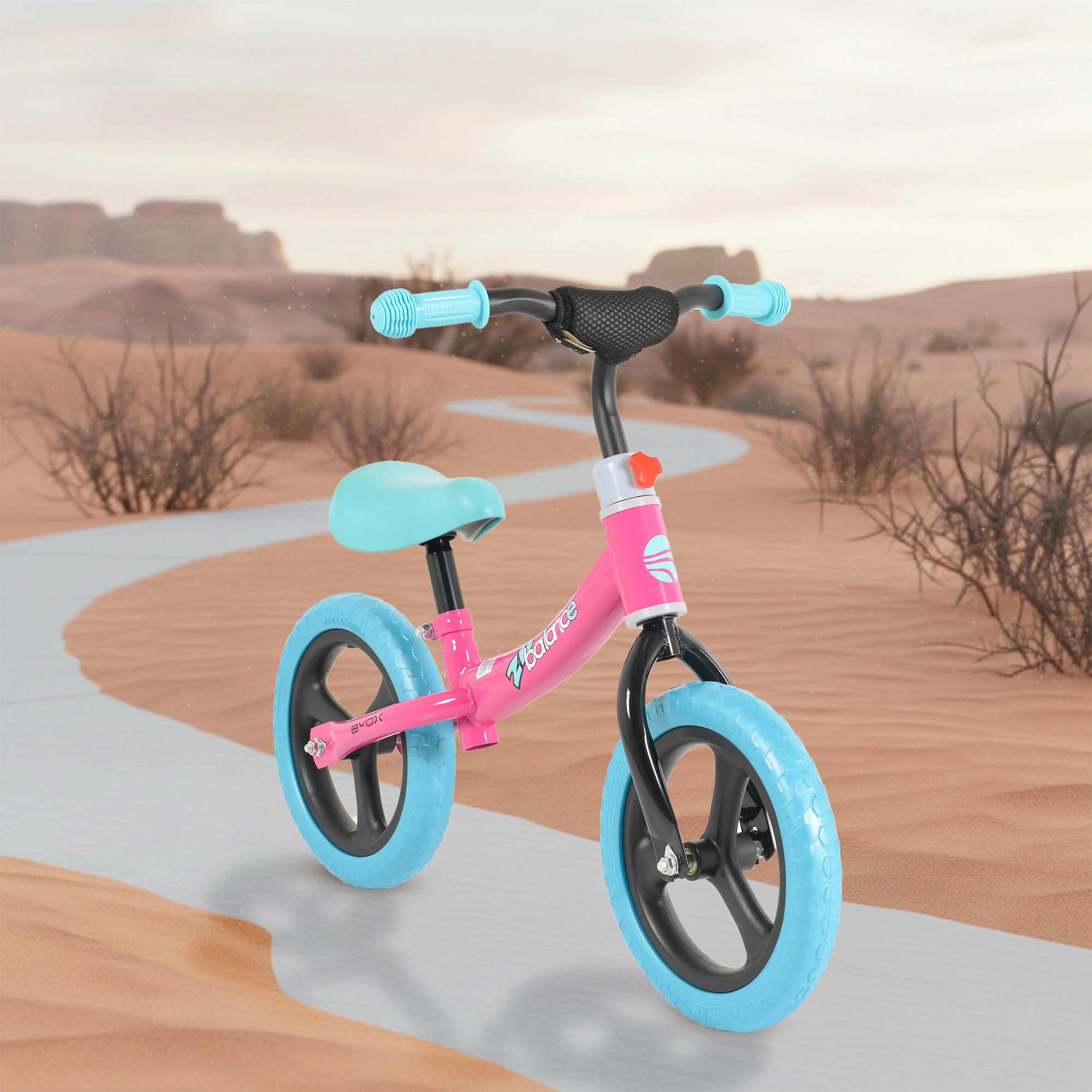 Bicicleta fara pedale Byox 2B Balance (Pink) - 5