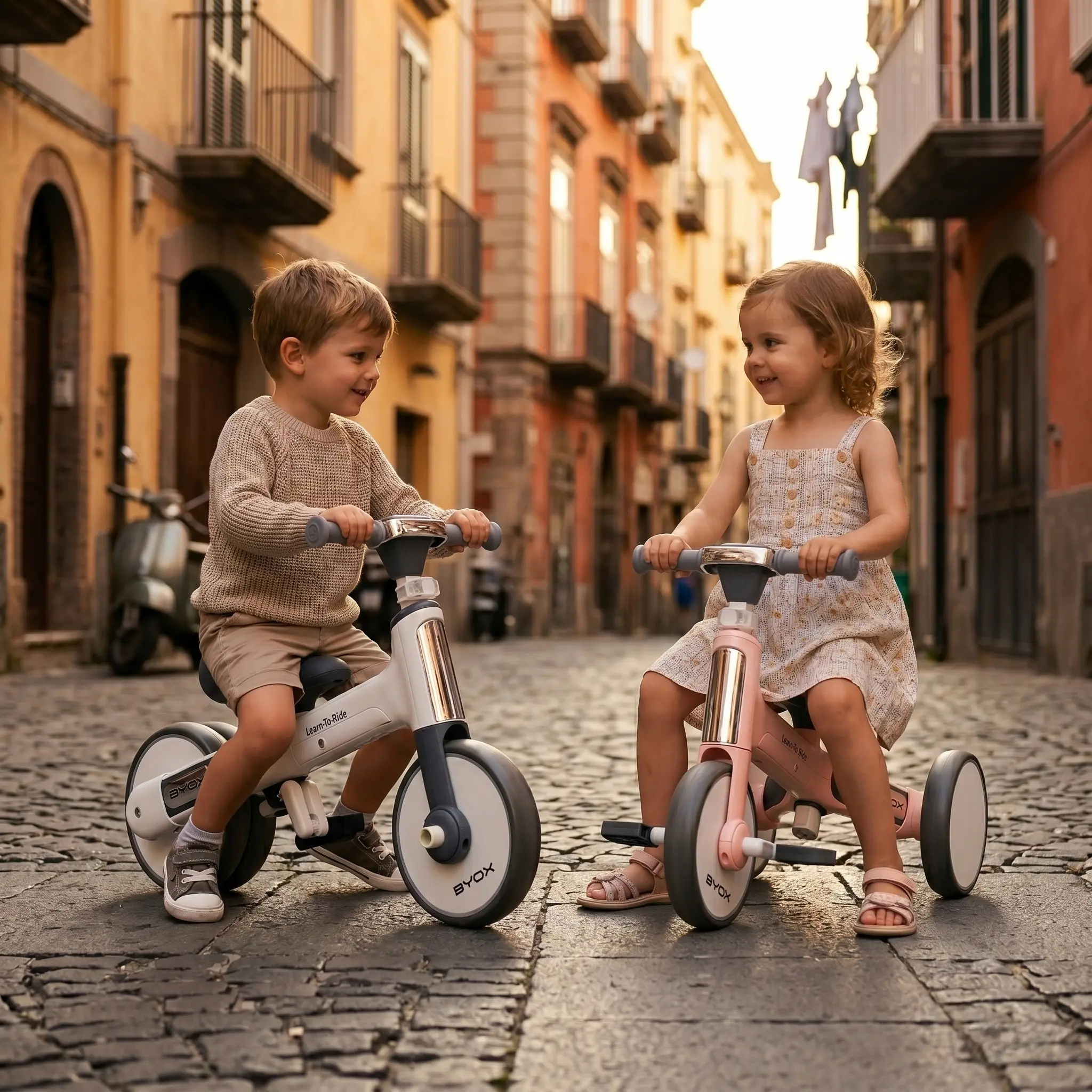 Bicicleta fara pedale Byox Learn to Ride (Blue) - 5