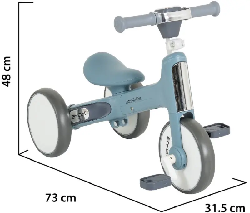 Bicicleta fara pedale Byox Learn to Ride (Blue) - 6