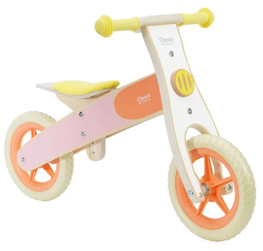 Bicicletă fără pedale Classic World CW60002 (White/Pink)