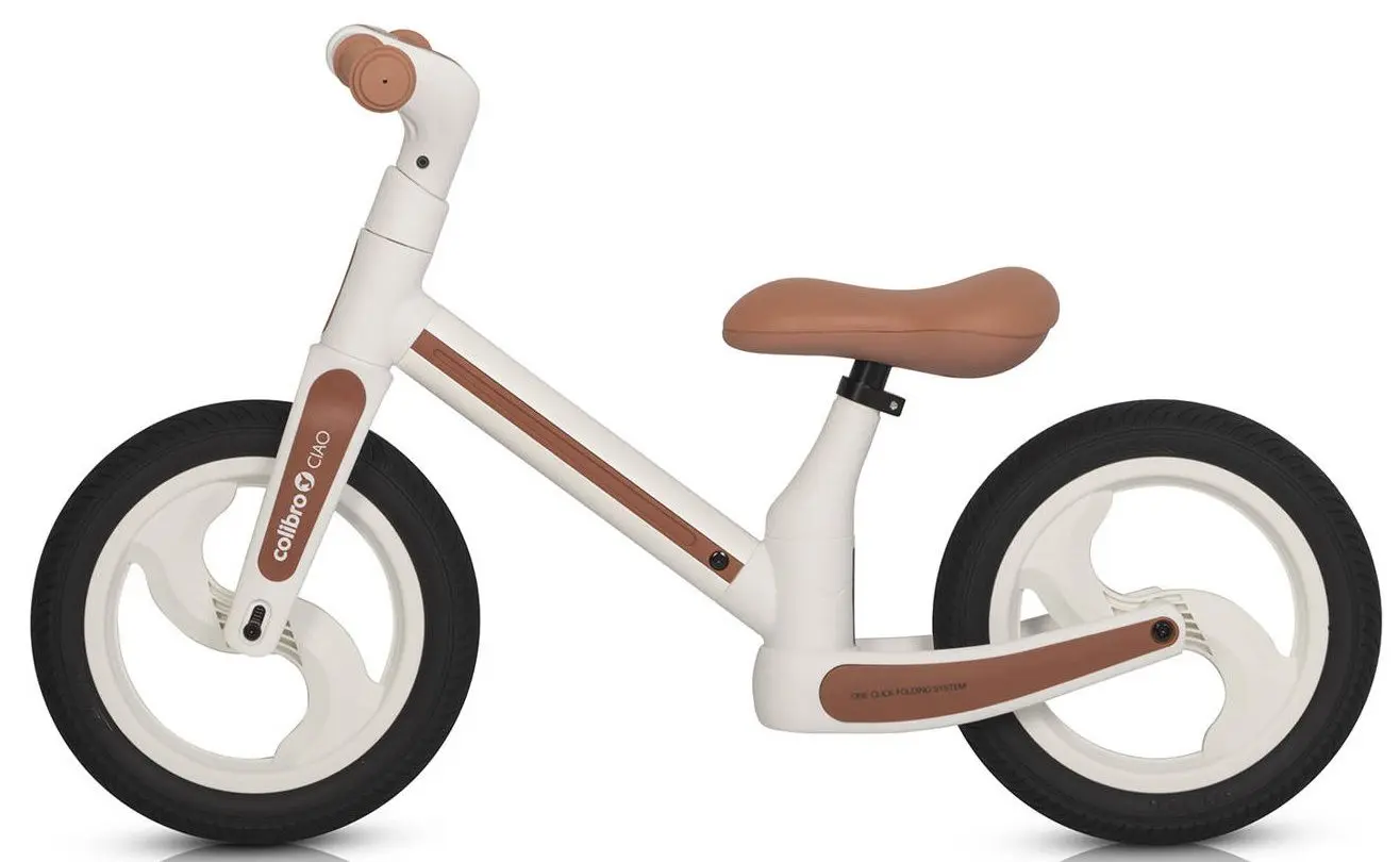 Bicicleta fara pedale Colibro Tremix Ciao (Milky White) - 2