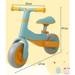 Bicicleta fara pedale Costway BC10193BL (Blue) Thumb