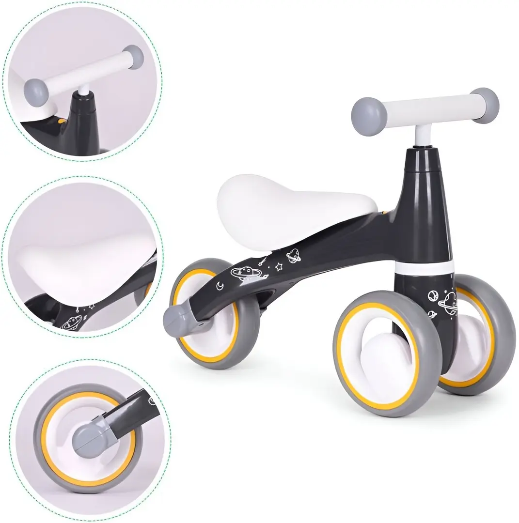 Bicicleta fara pedale Ecotoys Cosmic LB1603 (Black)
