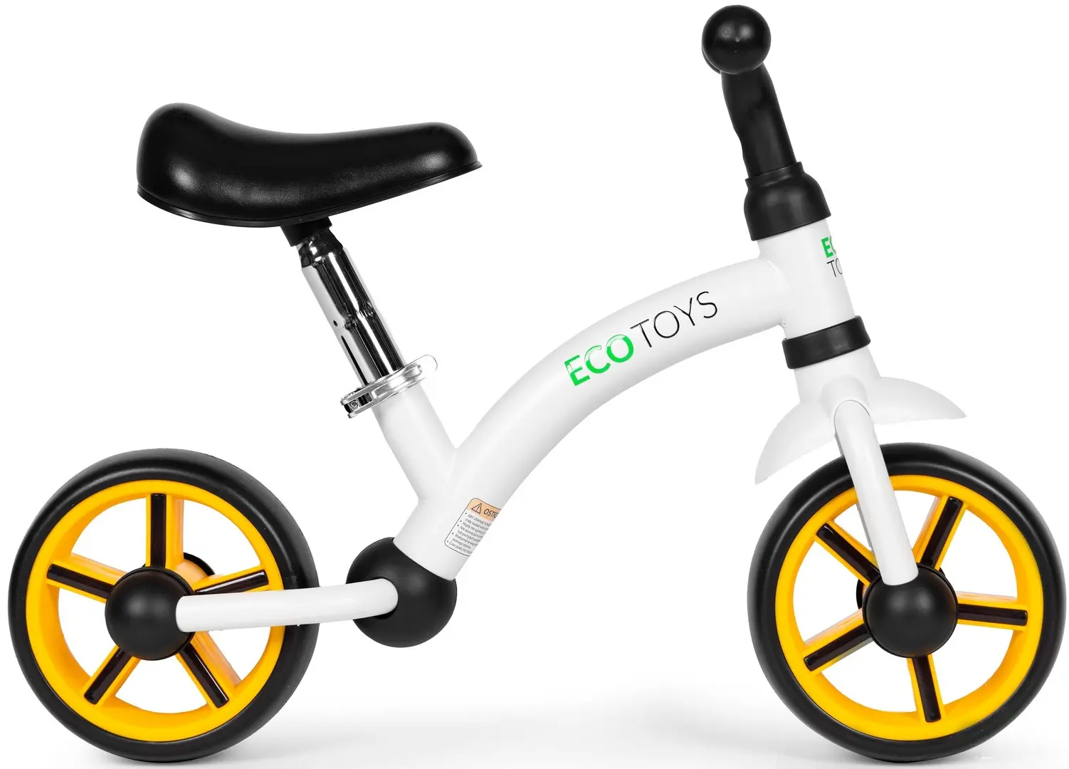 Bicicleta fara pedale Ecotoys LC-V1252 (Black/White)