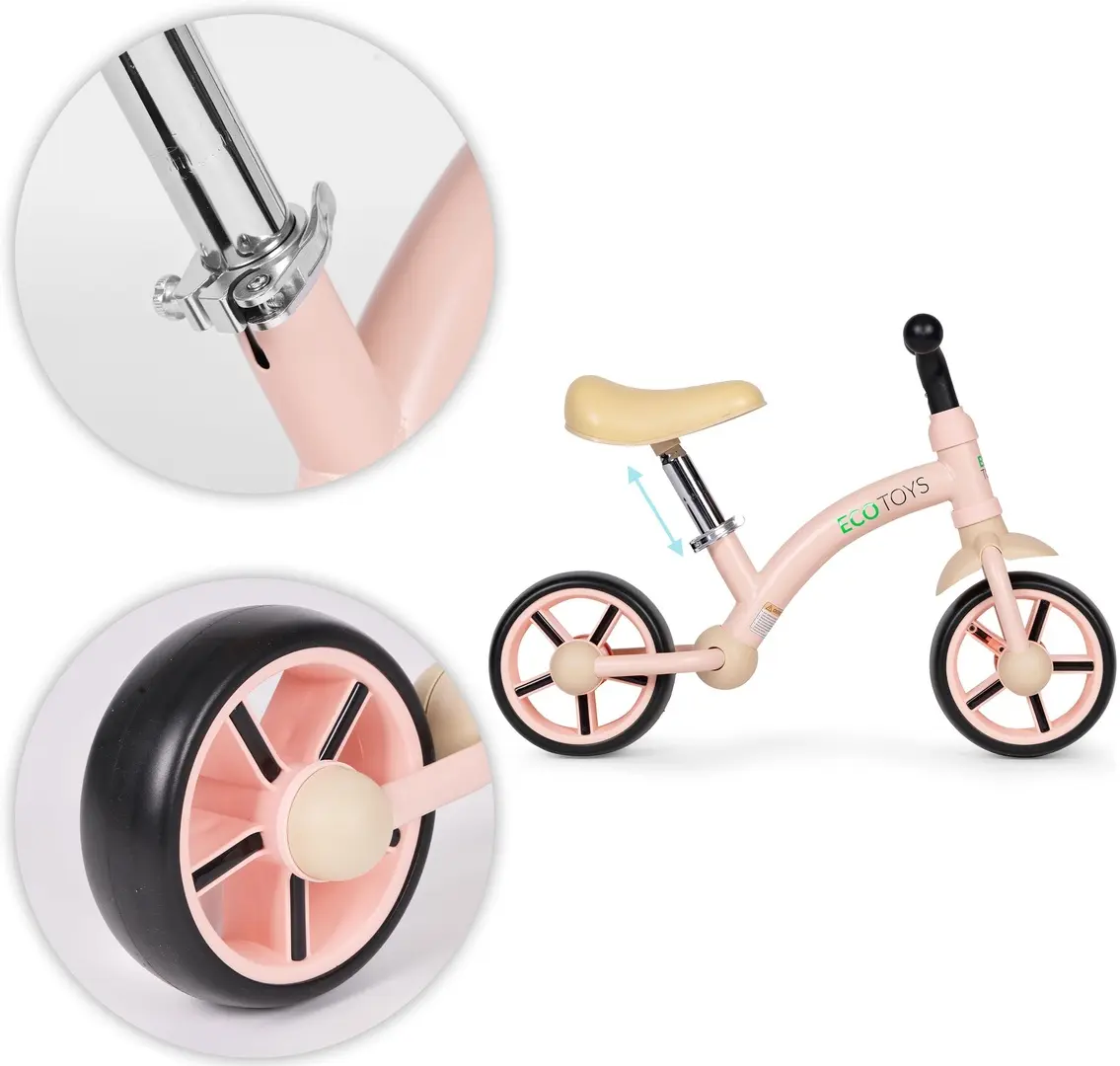 Беговел Ecotoys LC-V1252 (Cream/Pink)