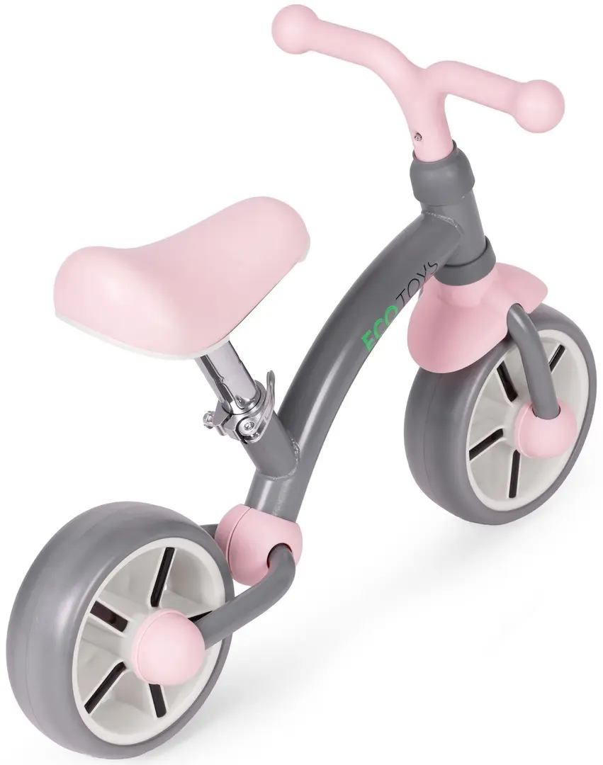 Bicicleta fara pedale Ecotoys LC-V1252 (Grey/Pink)