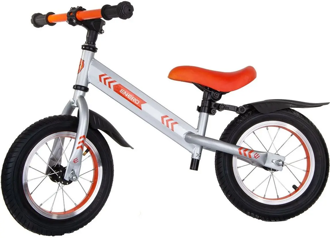 Bicicleta fara pedale Enero 1020587 (Silver/Orange) - 6