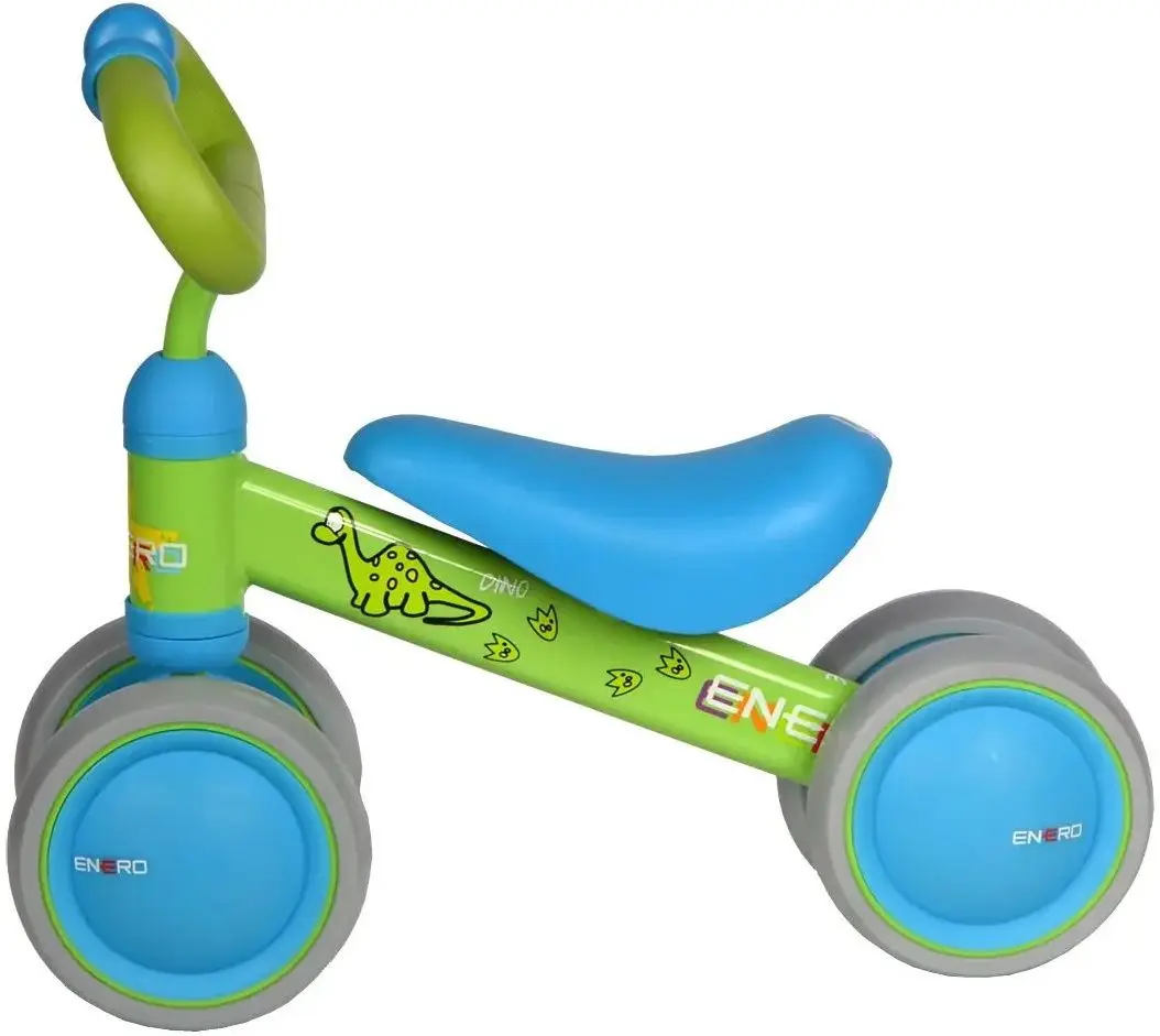 Bicicleta fara pedale Enero Dino 1020600 (Blue/Green) - 4