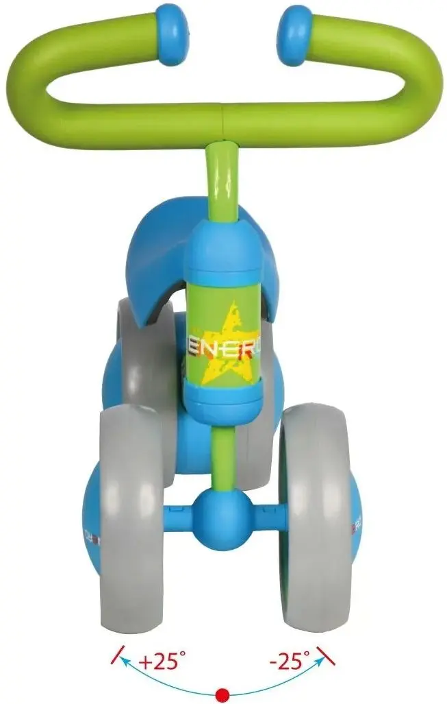 Bicicleta fara pedale Enero Dino 1020600 (Blue/Green) - 5