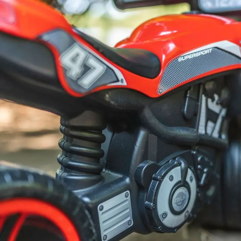 Bicicleta fara pedale Falk Racing Team (Red/Black) - 4