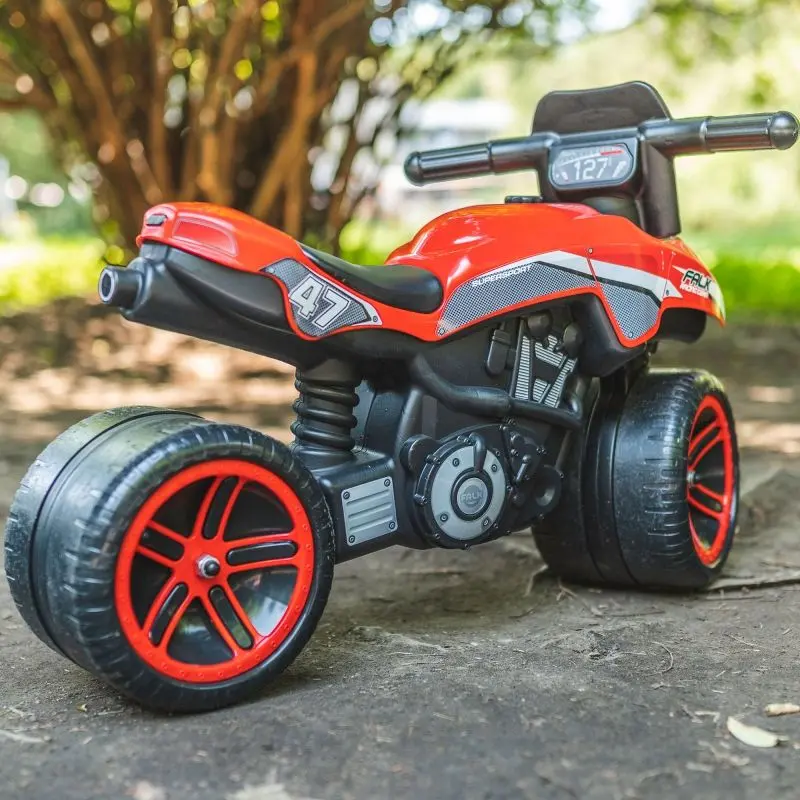 Bicicleta fara pedale Falk Racing Team (Red/Black) - 5