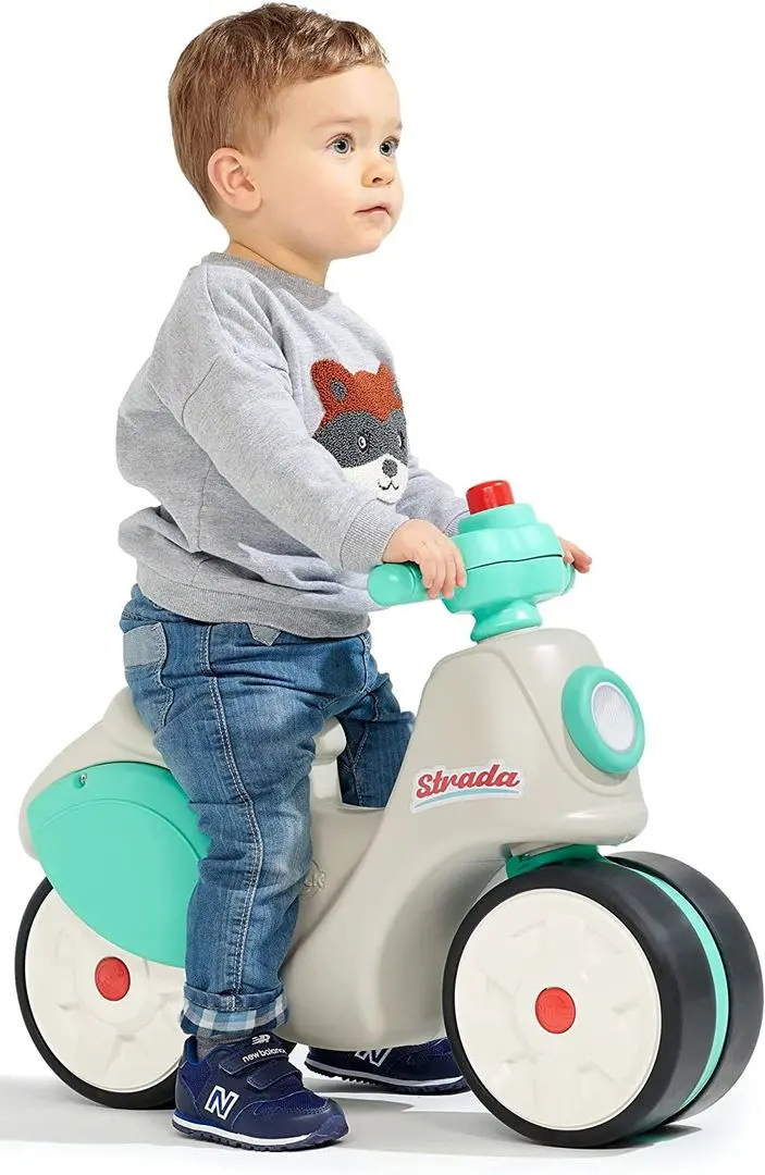 Bicicleta fara pedale Falk Strada 801S (Beige/Green)