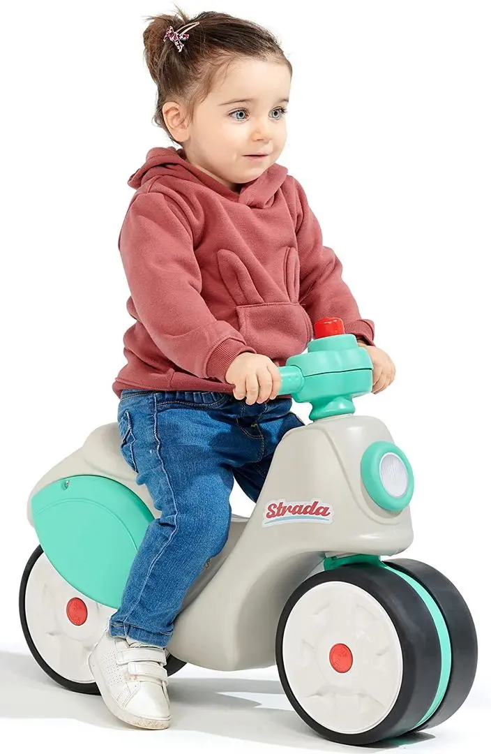 Bicicleta fara pedale Falk Strada 801S (Beige/Green)