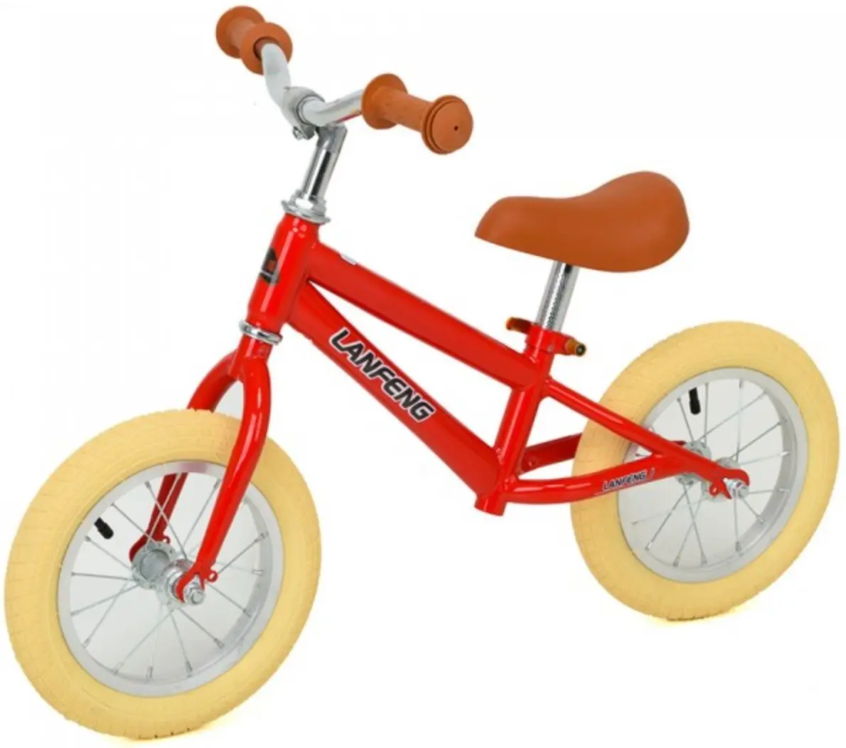 Bicicleta fara pedale Glamvers Berkut 12 (Red/Beige)