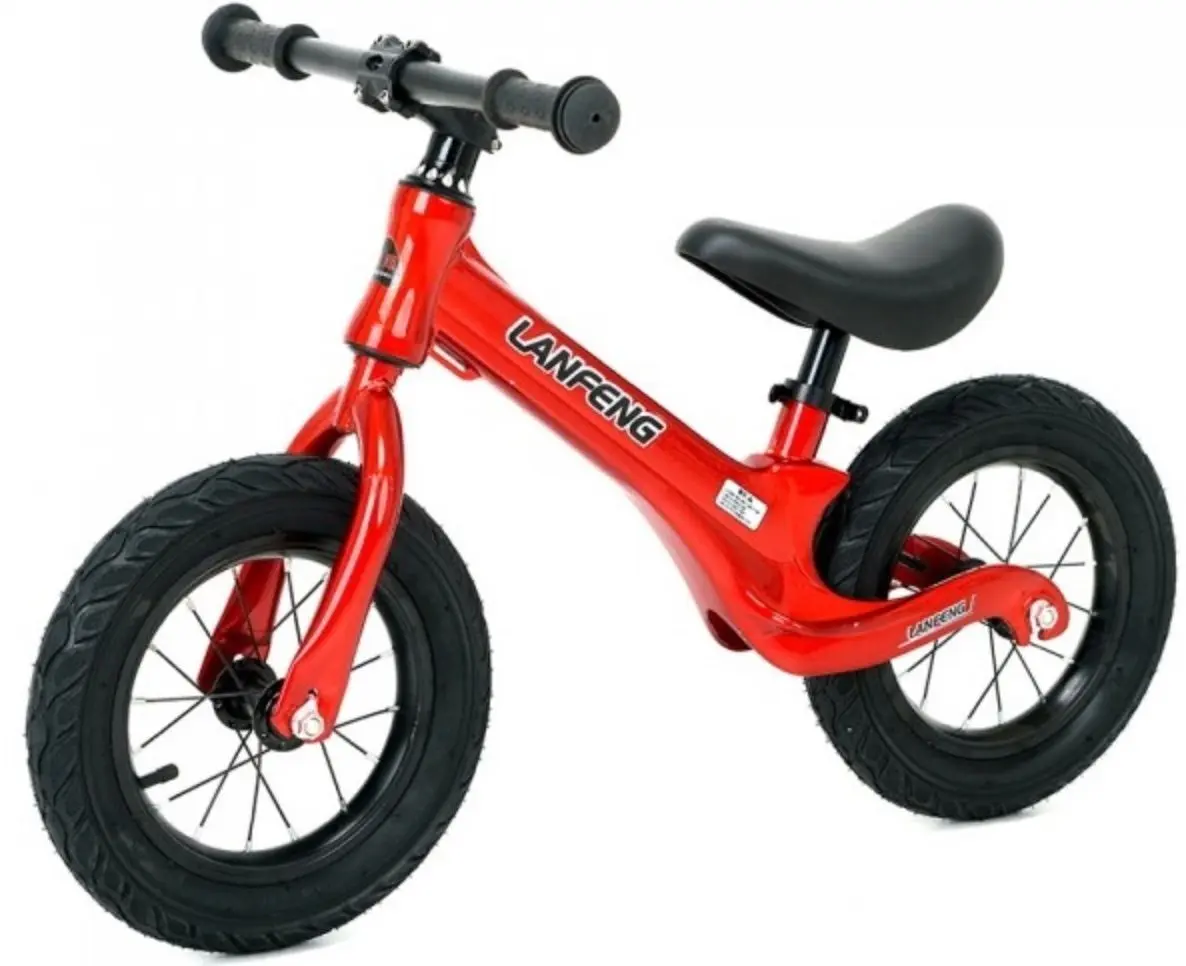 Bicicleta fara pedale Glamvers Orlan 12 (Red/Black)