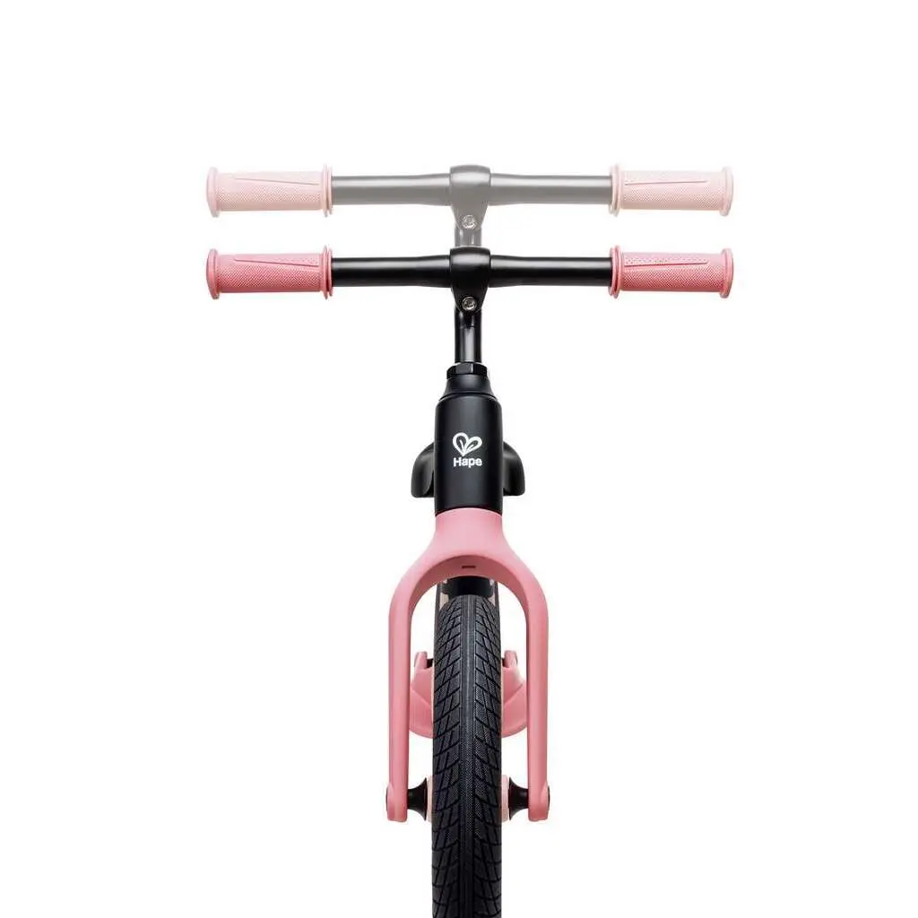 Bicicletă fără pedale Hape Learner Balance Bike E1209 (Pink/Black)
