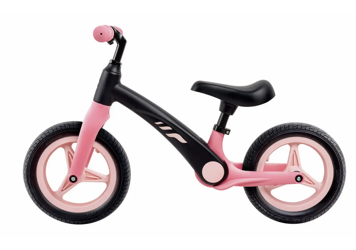 Bicicletă fără pedale Hape Learner Balance Bike E1209 (Pink/Black)